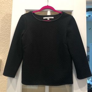 Black, dressing long sleeve textured shirt